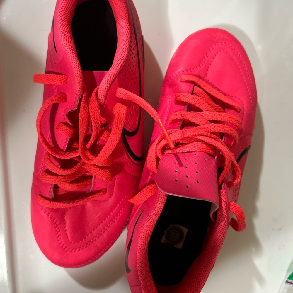 Nike Kids Bright Pink Lace-Up Sneakers
